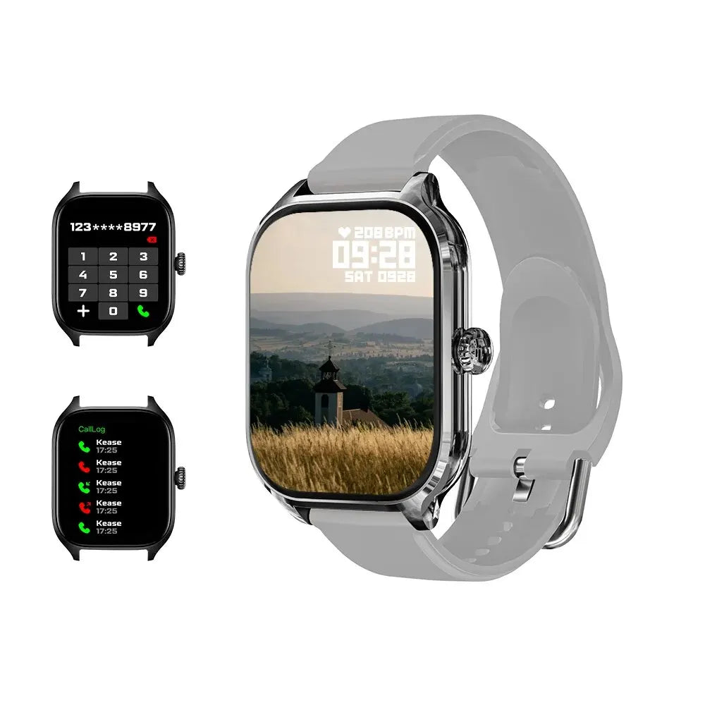 H9 and H6 Smartwatch Dial to Answer Calls Calorie Tracking Heart Rate Blood Oxygen Monitoring Bluetooth Smart Watch