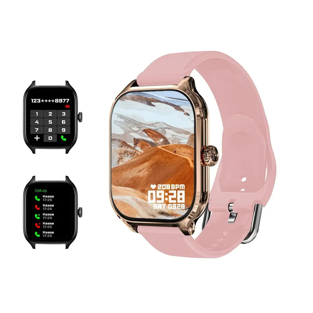 H9 and H6 Smartwatch Dial to Answer Calls Calorie Tracking Heart Rate Blood Oxygen Monitoring Bluetooth Smart Watch