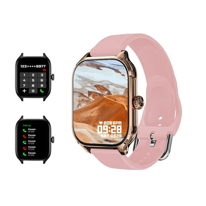 H9 and H6 Smartwatch Dial to Answer Calls Calorie Tracking Heart Rate Blood Oxygen Monitoring Bluetooth Smart Watch